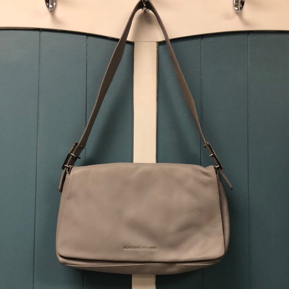 Adrienne Vittadini gray shoulder bag 11” x‎ 7” - Picture 1 of 7